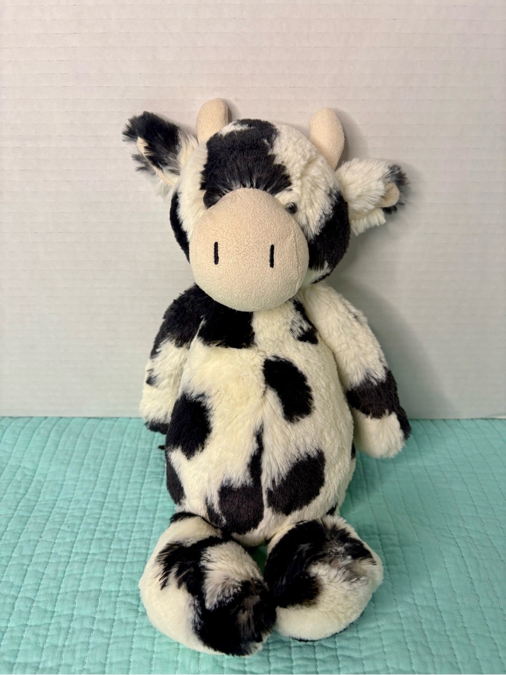Jellycat bashful calf cow in good condition